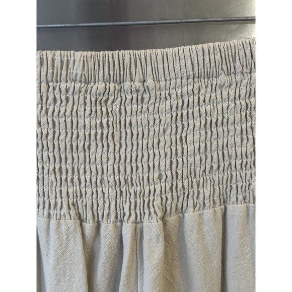 Gouchos Emery Rose SzS 100%cotton Tan Wide Leg Zand Waist Band 3.5 I 23 L32 NICE - Picture 10 of 11